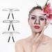 Filfeel Eyebrow Ruler - Three Point Positioning Tool for Symmetrical Permanent Makeup & Grooming Stencil Shaper #2 | International Shipping Available - Buy Online on SooperMarket.com