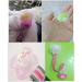 12pcs Transparent Silicone Button Pacifier Holder Clips for Baby MAM Soother - Buy Online on SooperMarket.com