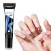 Solid Nail Gel Glue for Press on Nails Nail Glue for Acrylic Tips Extra Strong Gel Nail Glue for Nail Extensions Strengthening Rhinestone Glue Gel Cured Needed False Nail Glue