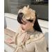 Handmade Flower Patch Yarn Beaded Applique - Ch Champagne C for Wedding Dress Suit Decoration - Buy Online on SooperMarket.com