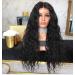 BGHJUE Halloween Wig | Anime Fashion Long Black Curly Hair | High-Temperature Soft Silk Volume Wig for International Shipping - Buy Online on SooperMarket.com