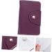 Mikinona 2pcs Nail Art Card Holder Stamping Nail Forms Sticker Organizer Rectangular Nail Art Plate Nail Stencil Bag Nail Art Stand Nail Steel Plate Package Nail Decals Purple Christmas Purple 14.5X9.5X1.8CM - Buy Online on SooperMarket.com