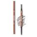 Gray Eyebrow Pencil for Older Women  Dual-ended Eyebrow Pencil Waterproof with Brush Spoolie  Automatic Eye Brow Makeup Pen for Precise Defination  Longlasting and Smudgeproof Grey  YES.EYE DO