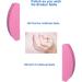 20 PCs Pink Nail Buffers | Double Sided 100/180 Grit Buffer Blocks | Portable Washable Sanding File Arc Shape - Buy Online on SooperMarket.com