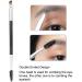 Salmue Double-Sided Eyebrow Pin & Brush Set | Eyebrow Comb & Spiral Lash Brush for Precision Grooming - Buy Online on SooperMarket.com