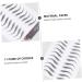 FOYTOKI 3 Sheets false eyebrows for men Transfer stickers stickers eyebrow peel off black 21x15cm Black 2 - Buy Online on SooperMarket.com