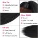 Kinky Straight Ponytail Extension with Bangs for Black Women Yaki Straight Wrap Arpund Pony Tail Hair Clip in Ponytail Extension Magic Paste Natural Looking Hair Hairpiece for Daily Party Use (Black) 20 inches Black - Buy Online on SooperMarket.com