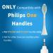 5 Pack Snow White Toothbrush Replacement Heads for Philips One Sonicare HY1100 and HY1200 - Buy Online on SooperMarket.com