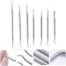 minkissy 1 Set Manicure Tools Metal Nail Pusher Cuticle Remover Cuticle Tool Precision Fine Point Nail Cuticle Trimmer for Craft Cuticle Stick Putter Stainless Steel Exfoliating - Buy Online on SooperMarket.com
