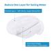iCosow Reusable Makeup Remover Pads 15 Pcs | Organic Bamboo Cotton Rounds for Face | Wholesale Reusable Cotton Pads - White - Buy Online on SooperMarket.com