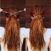 Spiral Lock Hair Tie Dreadlock Accessory | Bendable Hair Ties for Women and Men | 25 Inch Colorful Curly Hair Holder | Storage Bags Included (Blue) - Buy Online on SooperMarket.com