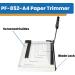 PPE PrintFinish Paper Trimmer 10 to 12 Sheet Capacity  Good for Office  School or Business  Max Cutting Size (12.5) (12.5 x 9.8) - Buy Online on SooperMarket.com