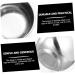 Angoily 6-Pack Stainless Steel Shaving Soak Soap Mixing Bowl - Perfect Gift for Men s Razor Shaving Foam - Durable Ceramic Shell - 7.4x7.4cm - Buy Online on SooperMarket.com