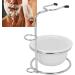 Tmishion Professional Shaving Set: Shell Bowl Rack Soap & Brush Holder for Men - Premium Shaving Stand Kit - Buy Online on SooperMarket.com