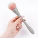 Nail Dust Brush with Shiny Rhinestones Dust Brush for Nails Fluffy Nail Duster Brush for Acrylic Nails Powder Remover Acrylic Cleaning Brush Acrylic Nail Tools