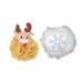 CANIGHT 2pcs Bath Ball Loofah Shower Sponge Bath Loofahs Exfoliating Sponge Holiday Bath Scrubber Cute Shower Puff Ball Mesh Shower Puff Bath Back Sponges Xmas Themed Bath Flowers Pe 1 Count (Pack of 1)