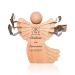 Cimvidi Holzengel with engraving to baptism angel made of wood gift idea for baptism guardian angel with engraving guardian angel wood for money gifts and noble baptismal gift for communion boys girls