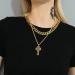 U7 Women's Cremation Urn Necklace | Celtic Knot Dog Feet Wings & Crucifix Designs | Stainless Steel Pendant Jewelry for Men | Unique Memorial Gifts - Buy Online on SooperMarket.com