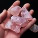200gNatural Raw Pink Rose Quartz Crystal Rough Stone Specimen Crystal Love Natural Stones and Minerals Fish Tank Stone Crystal Decorations FZUGEDRLI - Buy Online on SooperMarket.com