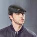 Men's Adjustable PU Leather Ivy Cap - Classic Golf Flat Cap for Driving and Fishing - Black - Buy Online on SooperMarket.com