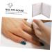 WOFASHPURET Nail Art Fake Nail Showing Board Presentation Board Nail Art Display Tips Manicure Showing Board Nail Color Chart Display Nail Rest Stand Paper Glue Bracket - Buy Online on SooperMarket.com