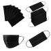 100PCS Black Disposable Face Masks with 3 Layer Protection and Adjustable Ear Loops - Buy Online on SooperMarket.com