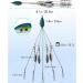Giyofom Umbrella Rigs for Bass & Stripers Fishing | Freshwater Swimbait Bait Rig Set - Blue  - Buy Online on SooperMarket.com