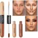 AQUAPURITY PHOERA Sculpt & Highlight Concealer Contour Foundation - Almond/Light - Buy Online on SooperMarket.com