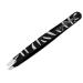 Beautimaxx 3.5-inch Black Zebra Slant Tip Eyebrow Tweezer