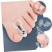 FOMIYES Magnetic Toe Splint Set - 4 Pairs | Bunion Correctors & Toe Spreaders for Foot Stretcher | Nail Clipper & Separator Tool for Toe Alignment - Buy Online on SooperMarket.com