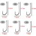 Buy 100PC Fishing Bait with Barbs & 2 Bait Holders - Durable Hard Steel Long Shaft Hooks Jig-Fishing 4/0 - International Shipping Available - Buy Online on SooperMarket.com