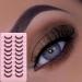 Buy 10 Pairs 3D Russian False Eyelashes - DD Curved Thick Lifelike Lashes (Black) | International Shipping Available - Buy Online on SooperMarket.com