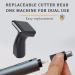 USB Rechargeable Nose Hair Trimmer & Electric Eyebrow Remover - 360 Rounded Cutter Perfect for Travel & Easy Grooming - Buy Online on SooperMarket.com