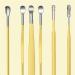 HEIMEABI Spring Earwax Cleaner Tool Set | 6Pcs 360 Spiral Design | Ear Wax Removal Kit with Storage Bag | Self Care Gifts - Yellow One Size - Buy Online on SooperMarket.com