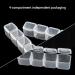MULAIDI 56 Grids Jewelry Box DIY Drill Box Nail Art Organizer For Bead Storage For Case For Rings Multifunction Independent Storage Box 56-grid Jewelry Box Crystal Bead Organizer Color - Buy Online on SooperMarket.com