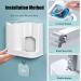 Disposable Toilet Brush with 40 Refills | Effective Toilet Bowl Cleaner Wand Set with Storage Caddy | Effortless Cleaning & Hygiene - Buy Online on SooperMarket.com