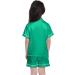 SWOMOG Kids Silk Pyjamas Short Sleeve Satin PJs Set - Emerald Green | Ages 6-7 - Buy Online on SooperMarket.com