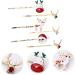 minkissy 3 Christmas Hair Clips Girls Bobby Barrettes Holiday Barrettes Hair Barrettes for Christmas Holiday Headwear Hair Clips for Kids Party Hair Decoration Cute Child Metal Side Clip - Buy Online on SooperMarket.com