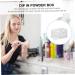 FRCOLOR Set of 6 for Dipping Nails Accessory Compartment Storage Container for Loose Powder Starter Set Thehomeuse Sticker Storage Containers French Manicure Nail Polish Smile Line Accessories 5X4X2.5CM White - Buy Online on SooperMarket.com
