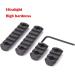 IORMAN Ultralight Mlock Picatinny Rail Mount Adapter - 8 Pcs Rails & Screws, 3 Slot & 7 Slot - Buy Online on SooperMarket.com