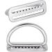 Dawitrly 2Pack Stainless Steel Weight Belt Keeper - 5cm/2'' Serrated Scuba Diving Retainer Stopper with D Ring for BCD Accessories - Buy Online on SooperMarket.com