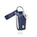 BRICUGLE Hand Sanitizer Holder Keychain with Portable Travel Mini Bottle Empty, Small Size Refillable Cosmetic Containers for Handbags, Purse, Backpack and Keys  (Blue)