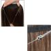 prinfantasy Hair Extensions with Adjustable Size Hair Piece Straight Hairpieces for Women Dark Brown Hair Pieces Silky Straight Nail Tip Keratin Utips Hair Extension 22" MW185 GBMW185 22 Inch - Buy Online on SooperMarket.com