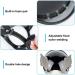 Dog Helmet Pet Motorcycle Helmet Dog Motorcycle Hard Safety Hat with Ear Holes & Adjustable Strap for Cats Small Medium Dogs - Buy Online on SooperMarket.com