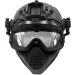 Fast Airsoft HelmetAirsoft Tactical Paintball Half Face Protection Mask and Goggles Set  for Paintball CS Game Set BK General type - Buy Online on SooperMarket.com
