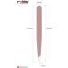 Rubis Pink Slanted Tweezers - Engraved Breast Cancer Ribbon | Premium Cosmetic Tools - International Shipping - Buy Online on SooperMarket.com