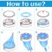 Cliunt Diaper Pail Refill Film - 10PCS Cassettes (4.5m Blue) | Compatible with All Diaper Pails | International Shipping - Buy Online on SooperMarket.com