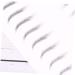 Gogogmee Artificial Eyebrow Patch 2 Sheets Black Stickers Brow Tatoo Eyebrow Makeup Tools s 3 Proof Patch - Buy Online on SooperMarket.com