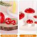 Didiseaon 30pcs Mini Foam Mushroom: Cupcake Toppers Food Picks Cute Tiny Mushrooms Dessert Decoration for Woodland Theme Birthday Party Garden Ornament Flower Pots Bonsai Micro Landscape - Buy Online on SooperMarket.com