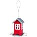 Trixie 55630 Feeding House 1 000 ml/20 cm red/silver Red / Silver Feeding Station